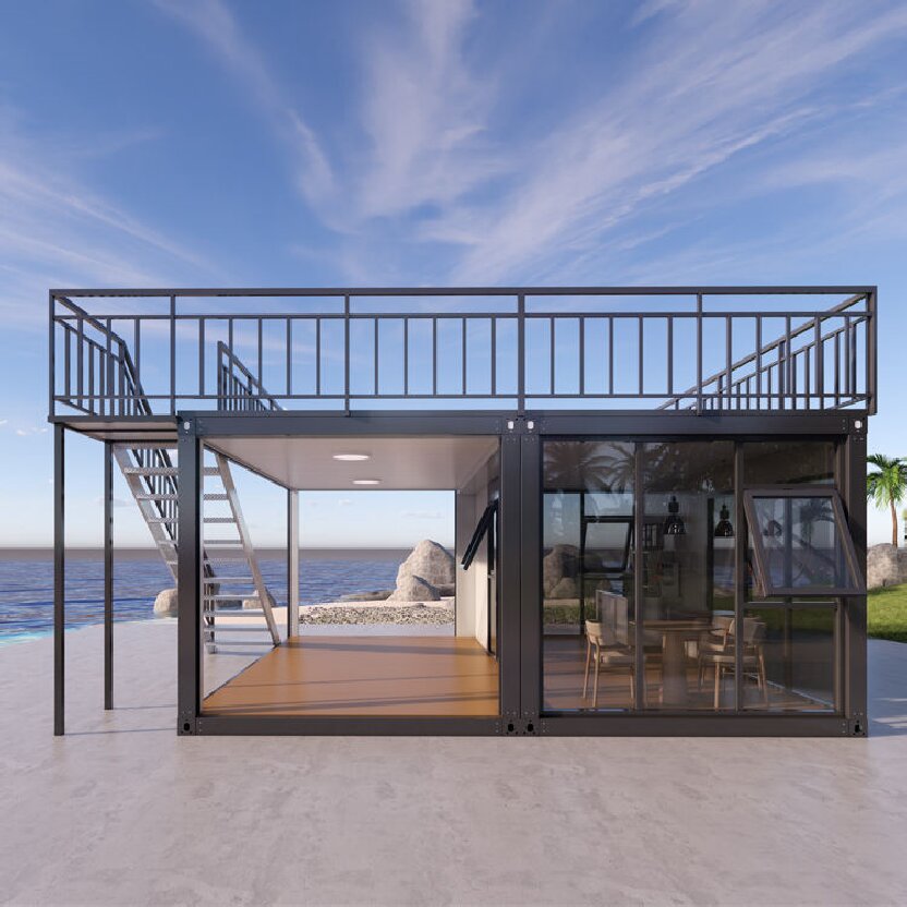 Home Decor Design Ideas - Luxurious Two-Story Restaurant Prefab Building Design