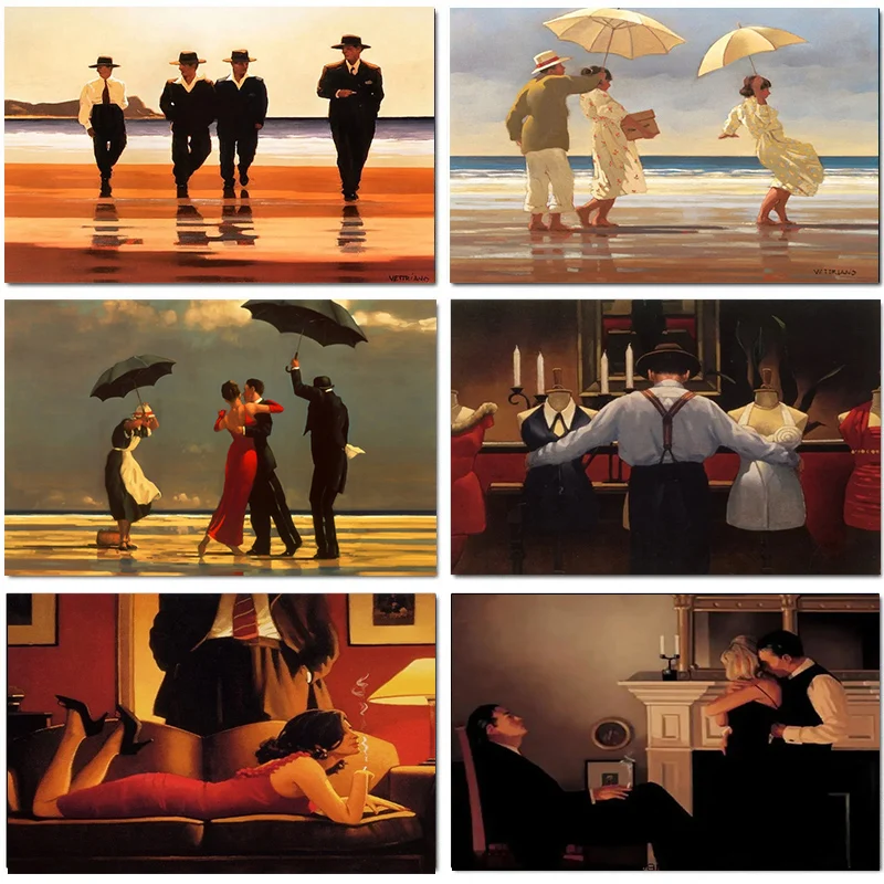 Home Decor Kit - Scottish Artist Jack Vettriano Portrait Artwork