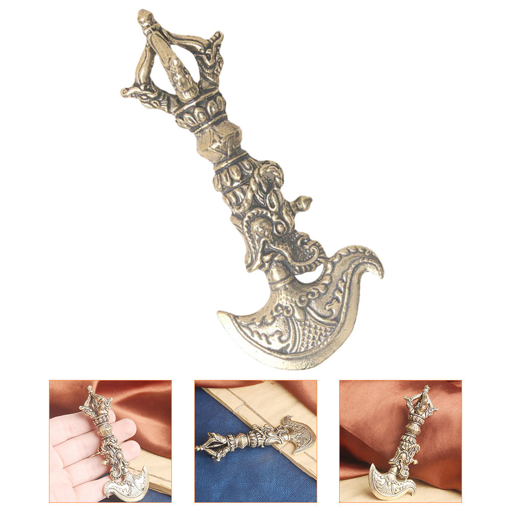 Home Decor Kit - Mini Vajra Pestle Brass Ornament Tibetan