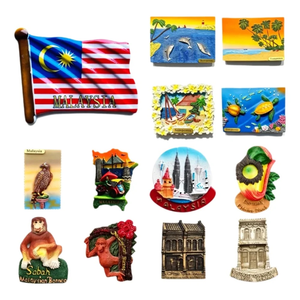 Home Decor Kuala Lumpur - Malaysia 3D Fridge Magnets, Kuala Lumpur