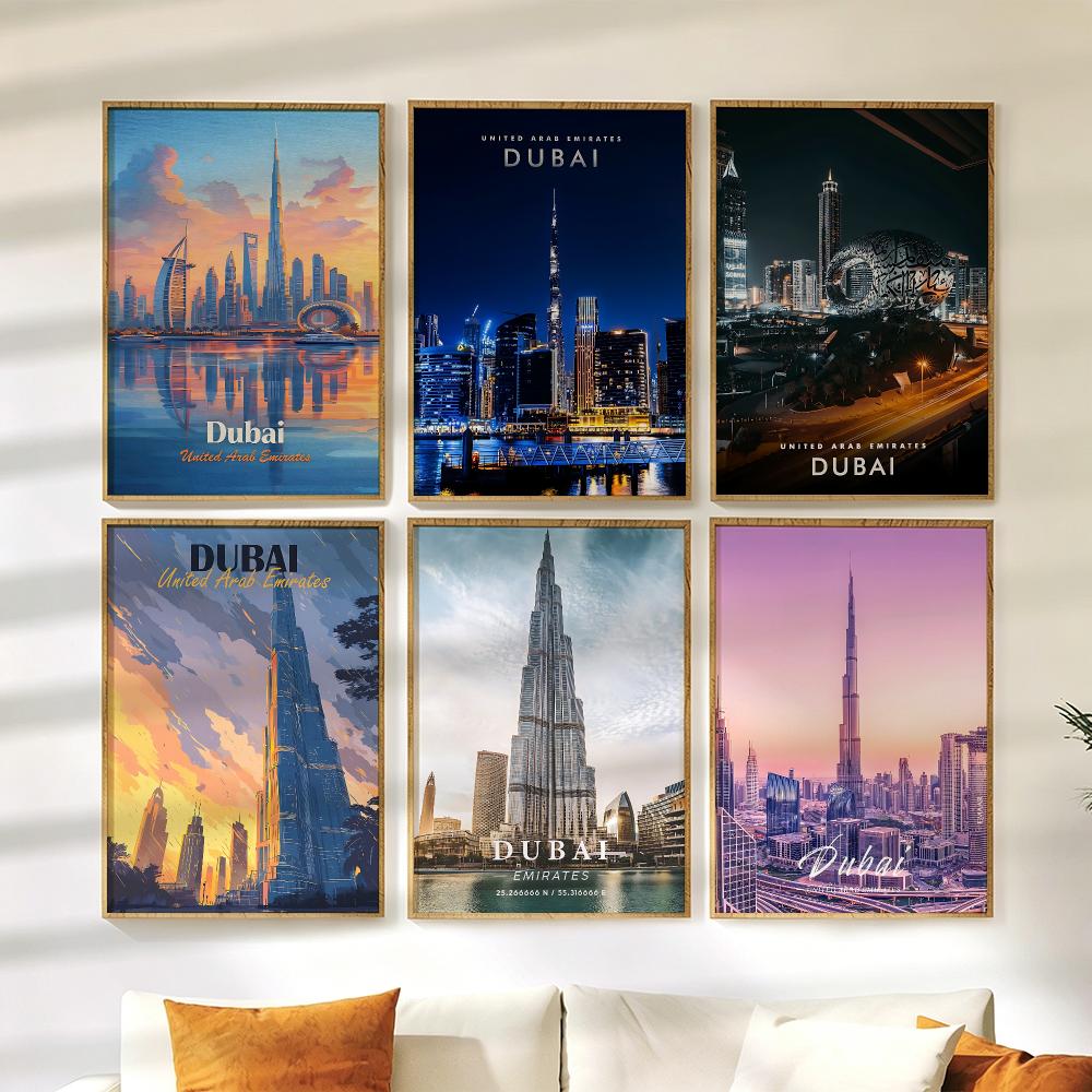 Home Decor Dubai - Dubai Fashion Poster Wall Stickers HD