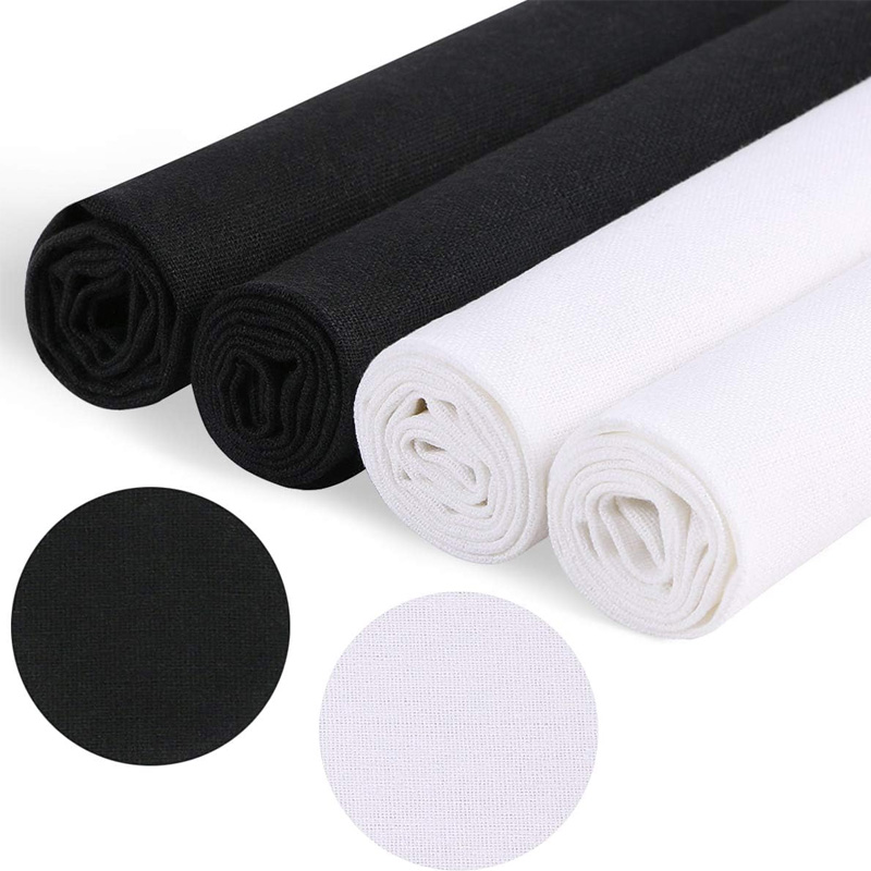 Home Decor Manufacturers - 4 Pieces of Linen Fabric, Solid