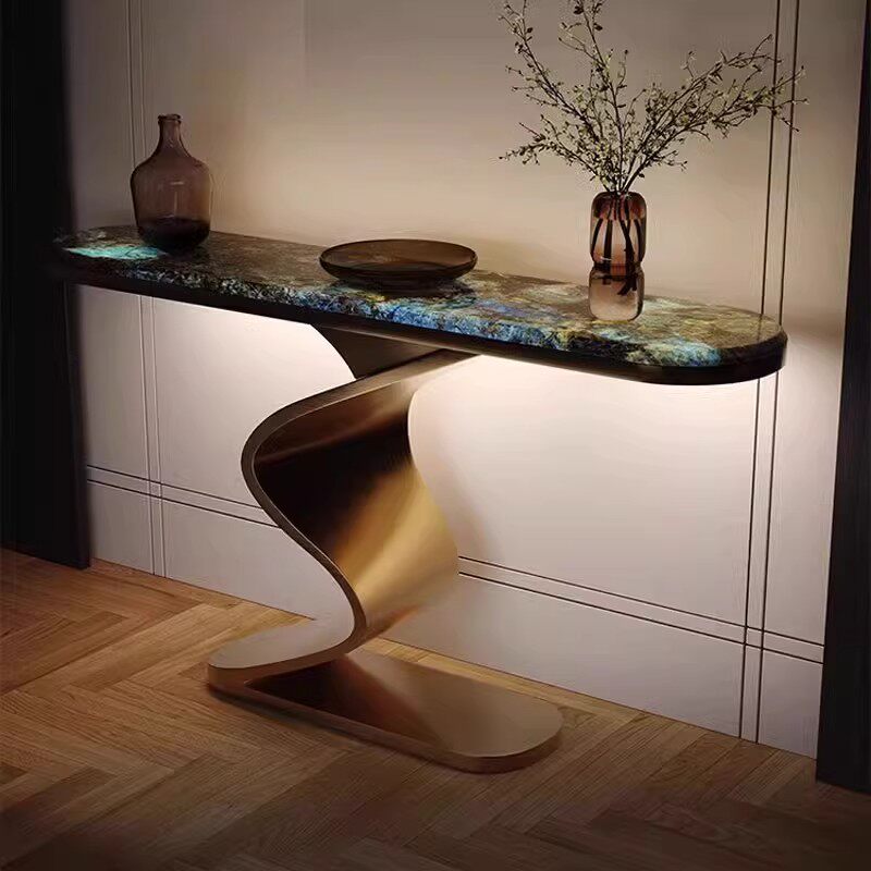 Home Decor Dubai - Oval Dubai Luxury Side Table Decoration