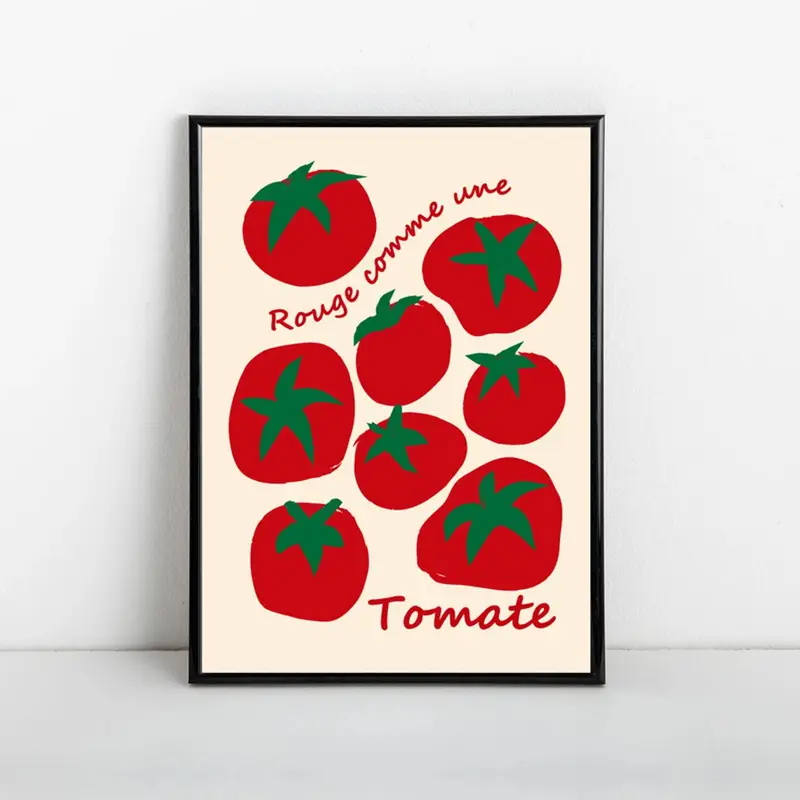 Modern Colorful Red Tomatoes W - Home Decor On Wall review and price