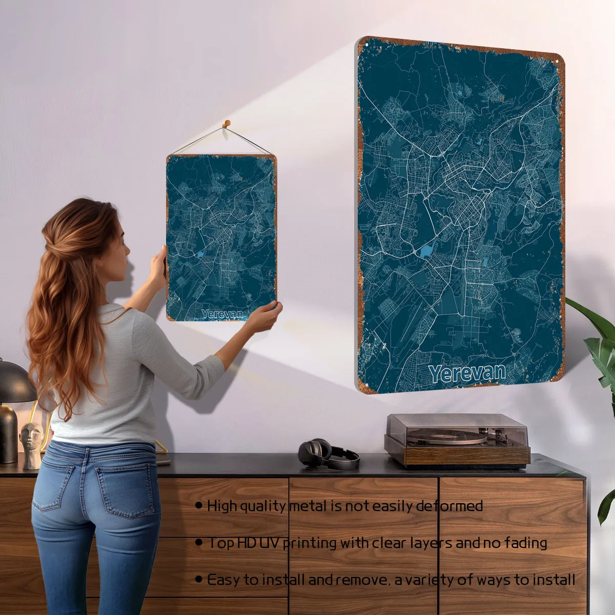 Yerevan City Map Poster Map Me - Home Decor Yerevan review and price