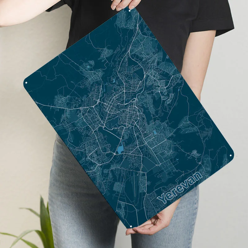 Yerevan City Map Poster Map Me - Home Decor Yerevan review and price