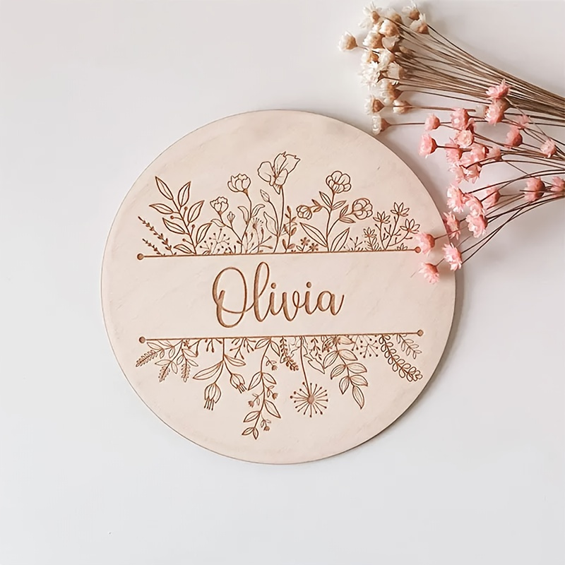 Personalized Floral Engraved N - Home Decor Rustic review and price