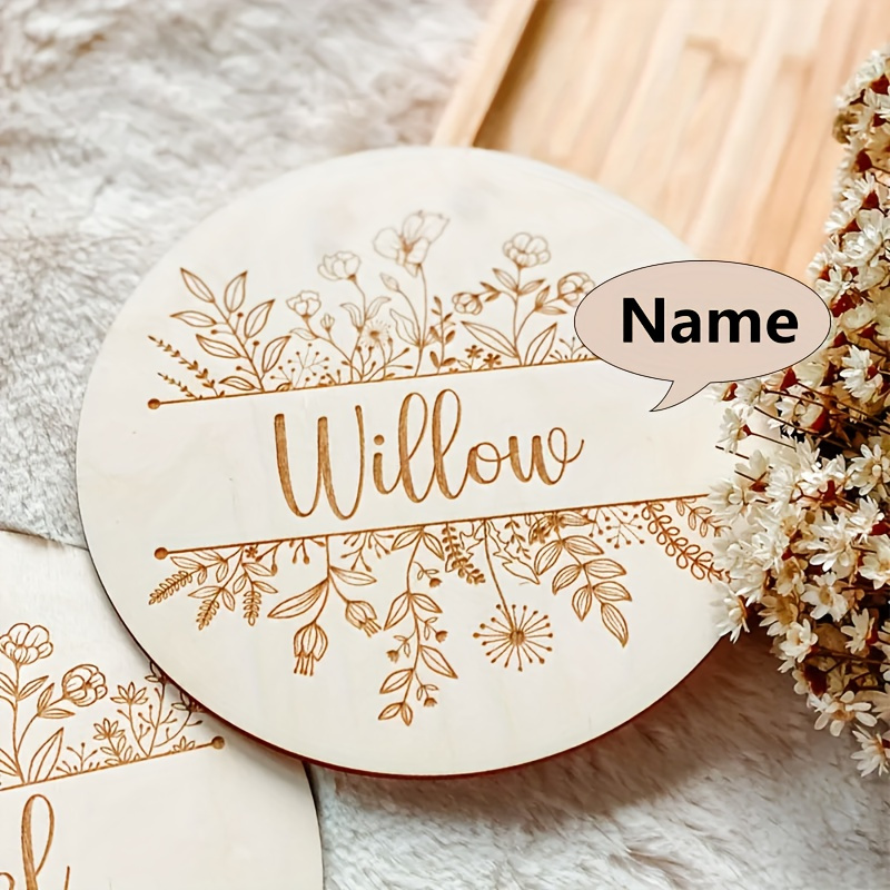 Personalized Floral Engraved N - Home Decor Rustic review and price