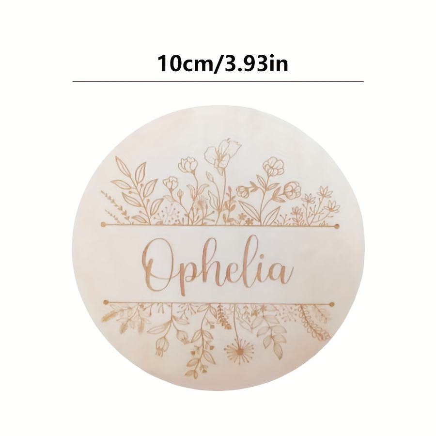 Personalized Floral Engraved N - Home Decor Rustic review and price