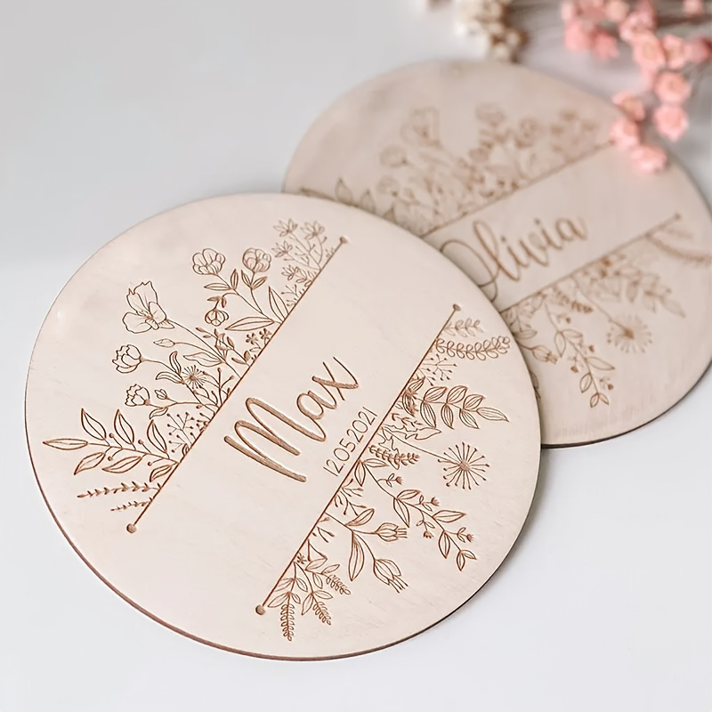 Personalized Floral Engraved N - Home Decor Rustic review and price