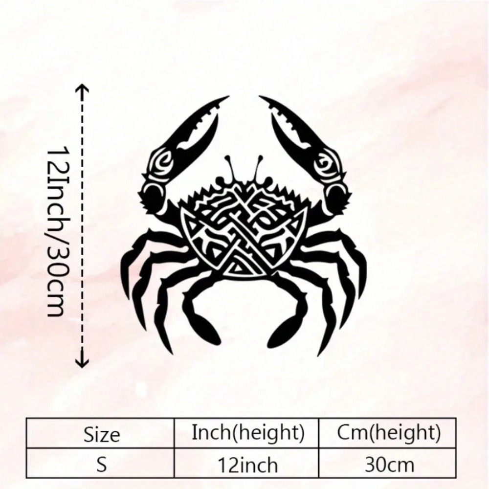 Crab Metal Wall Decor Tribal P - Home Decor Nautical review and price