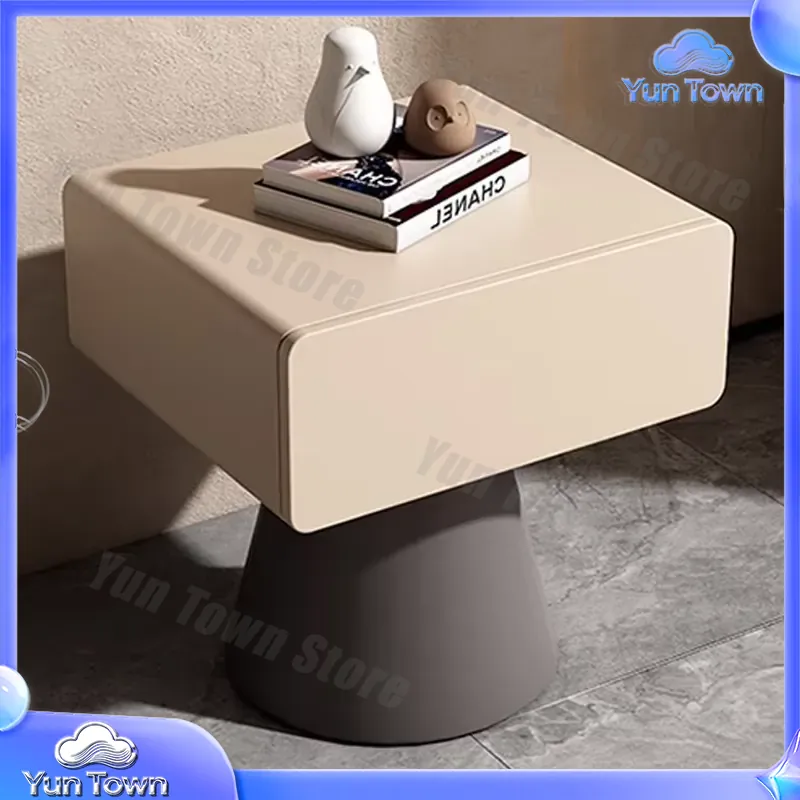 Small Cream Bedside Table with - Home Decor Ikea review and price