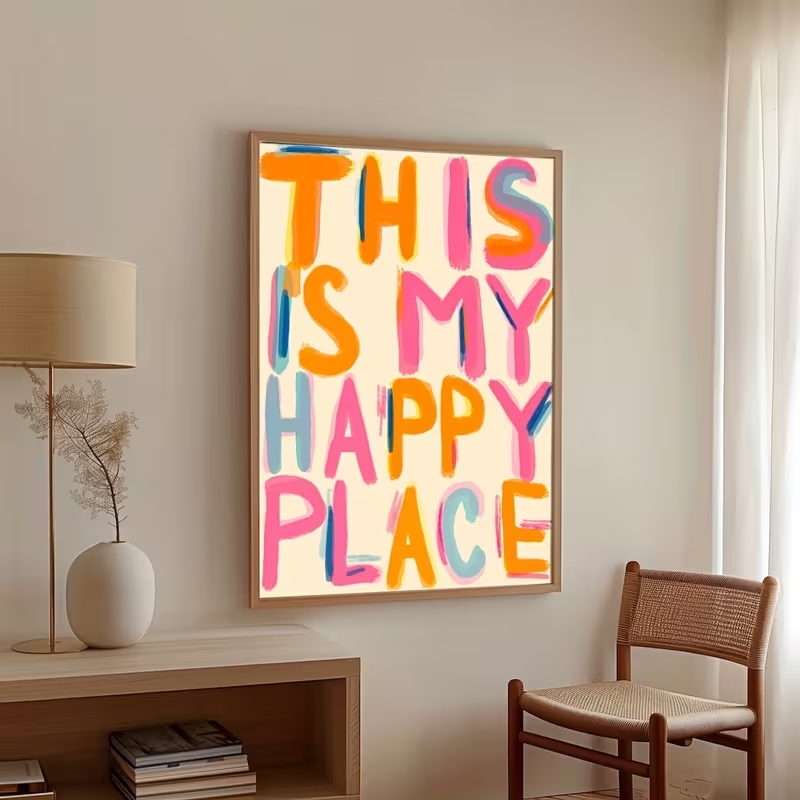 Modern This Is My Happy Place  - Home Decor On Wall review and price