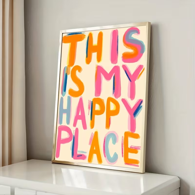 Modern This Is My Happy Place  - Home Decor On Wall review and price
