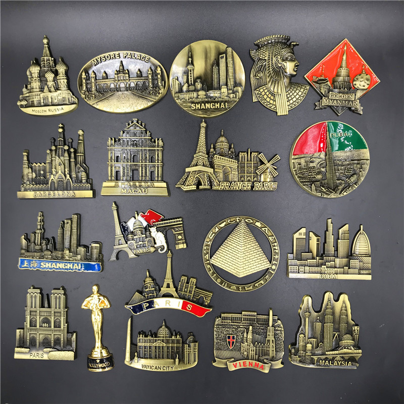France Paris Metal 3D Cute Mag - Home Decor Dubai review and price