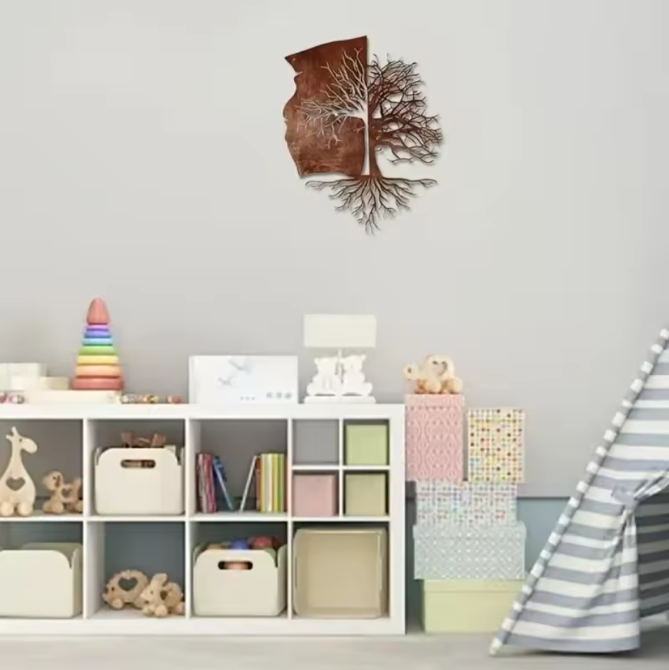 1Pc Rust Metal Tree of Life Wa - Review Home Decor review and price
