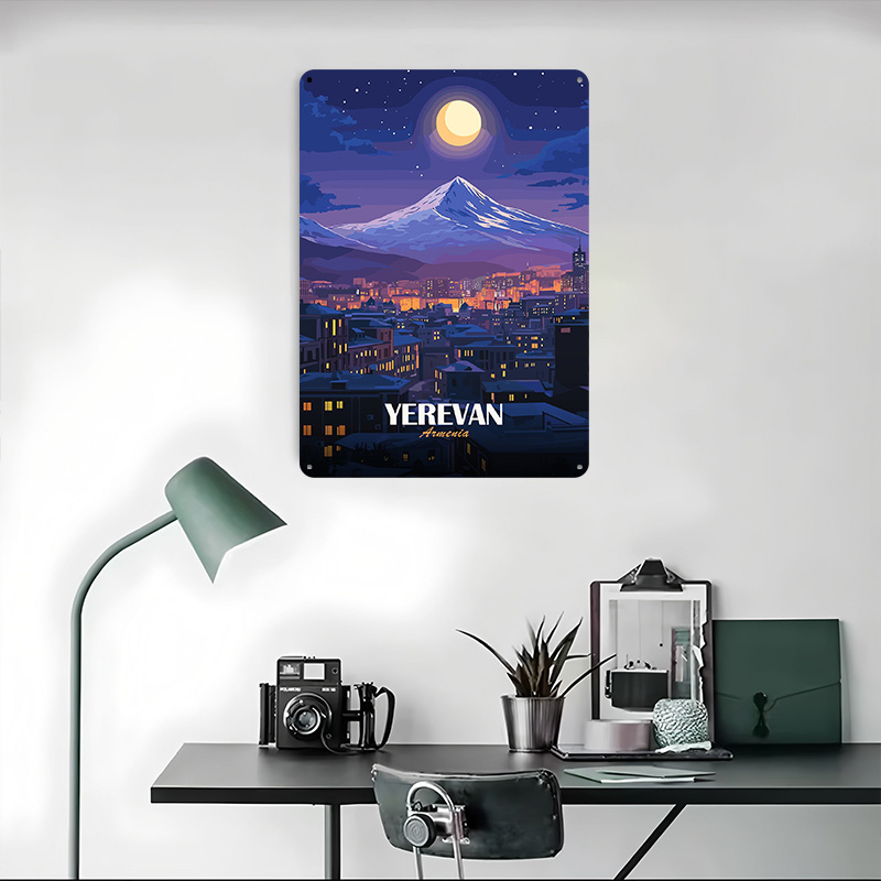 Yerevan Armenia Nightscape Met - Home Decor Yerevan review and price