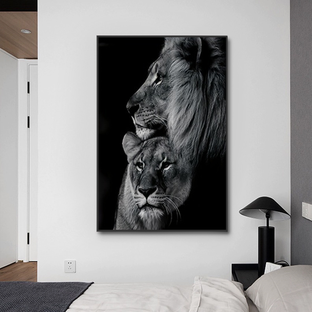 3pcs Modern Lion Family Canvas - Home Decor Ikea review and price