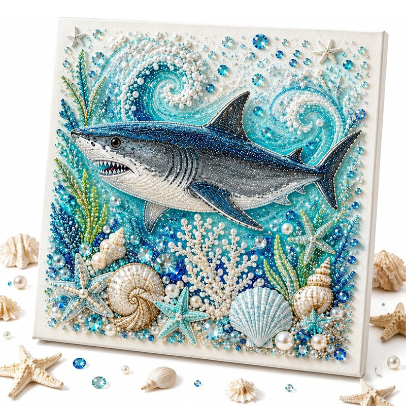 Ocean Theme Pearl Art DIY Kit  - Home Decor Nautical review and price
