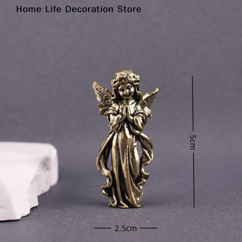 【H】Copper Six Winged Angel Lov - Home Decor Manufacturers review and price