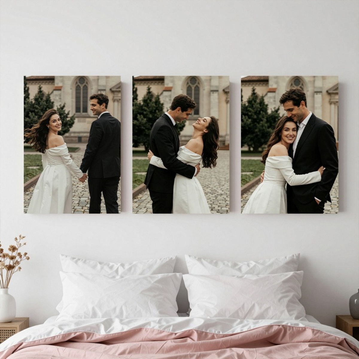 Set of 3 Custom Photo Canvas P - Home Decor Fabric review and price