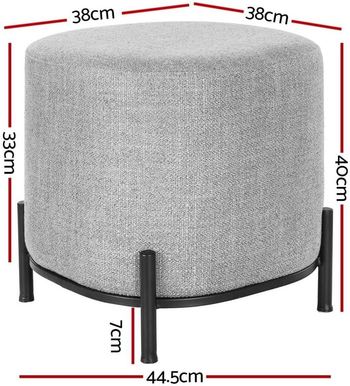 **/Ottoman, Round Footstool Lo - Home Decor Furniture review and price