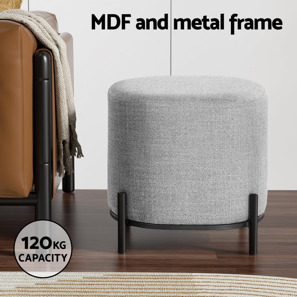 **/Ottoman, Round Footstool Lo - Home Decor Furniture review and price