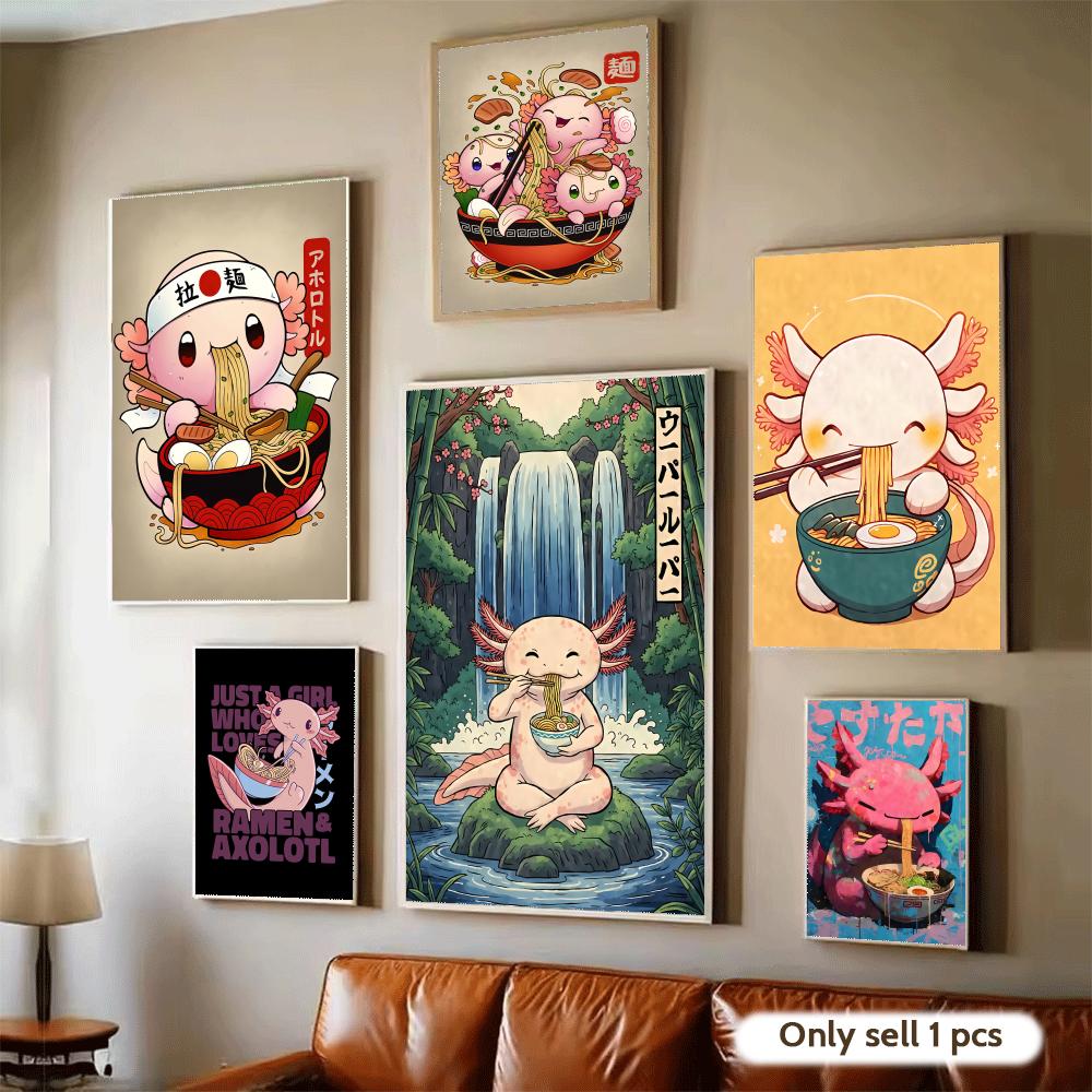 Ramen Axolotls Art Design Post - Home Decor Design Ideas review and price