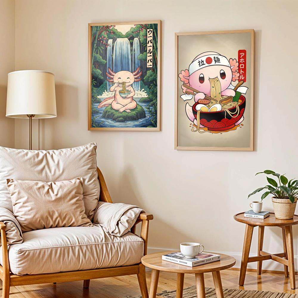 Ramen Axolotls Art Design Post - Home Decor Design Ideas review and price