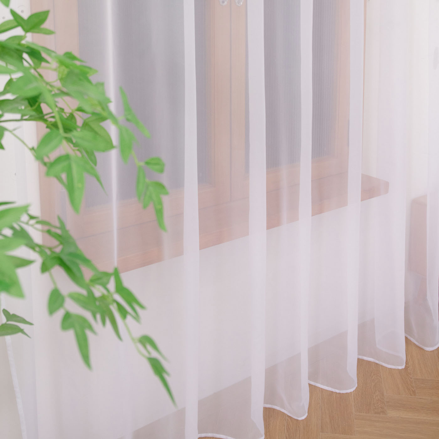 1PC White Sheer Curtain, Gromm - Home Decor Pt review and price