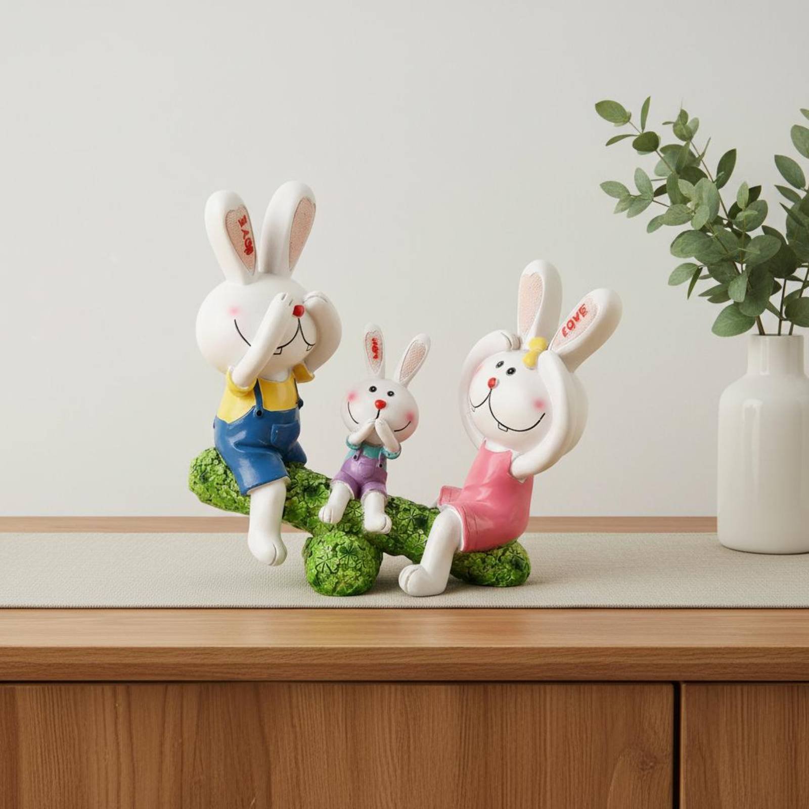 Resin Rabbit Statue European D - Home Decor Design Ideas review and price