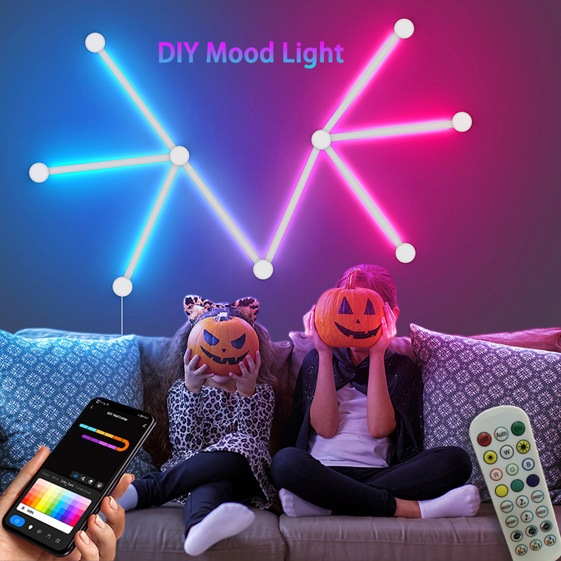 Smart RGB Wall Lamp, Bluetooth - Home Decor Rustic review and price