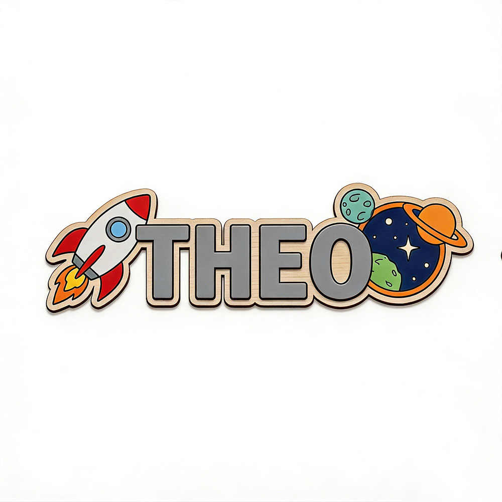 Personalized Space Rocket Name - Home Decor Rustic review and price