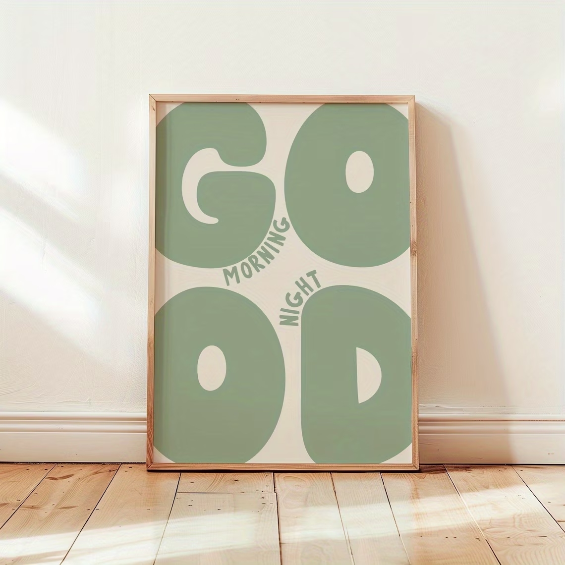 Modern Green Good Morning Good - Home Decor On Wall review and price