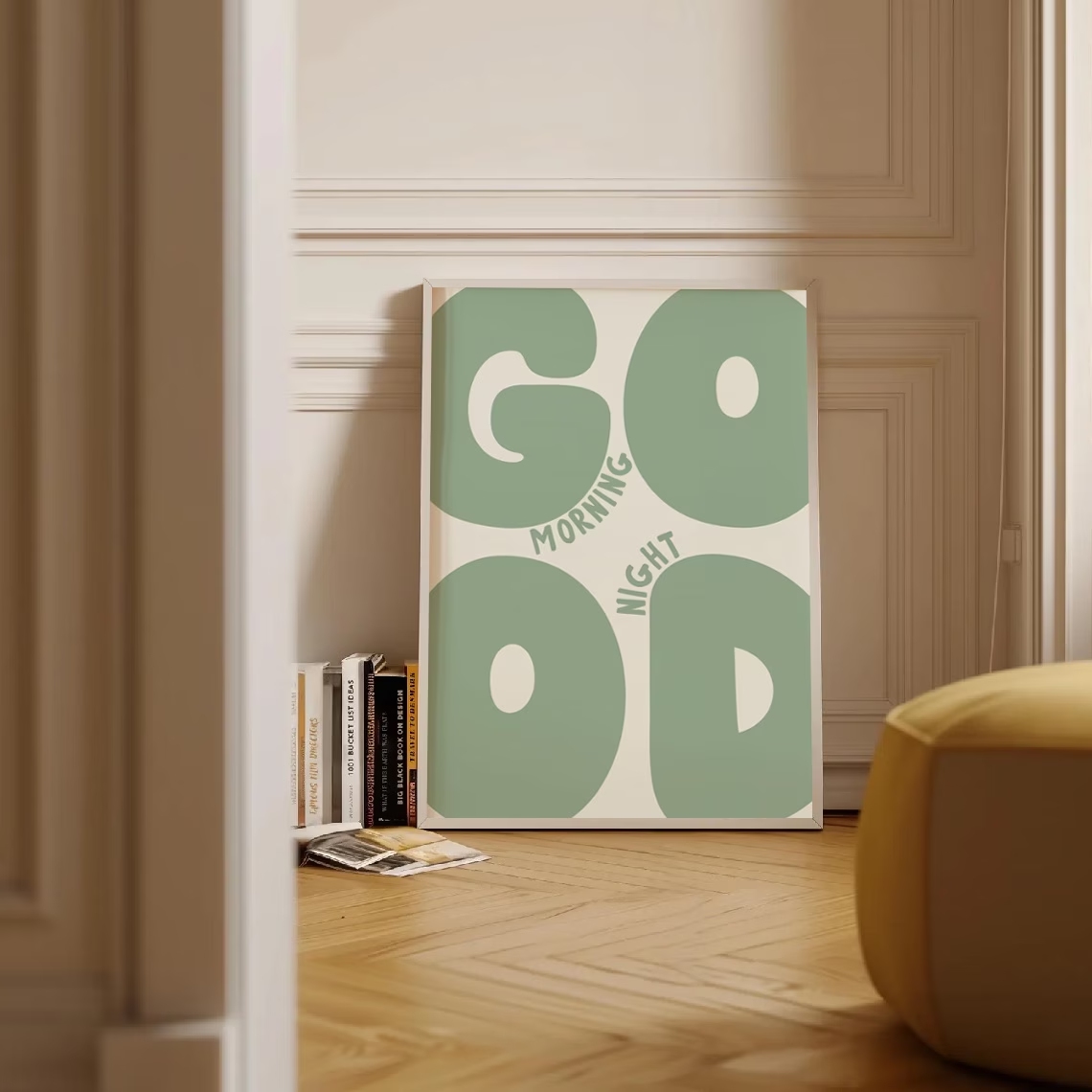 Modern Green Good Morning Good - Home Decor On Wall review and price