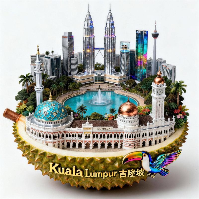 Malaysia Fridge Magnets Metal  - Home Decor Kuala Lumpur review and price