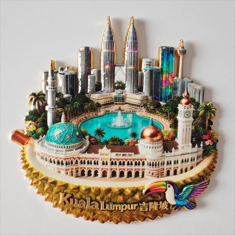 Malaysia Fridge Magnets Metal  - Home Decor Kuala Lumpur review and price