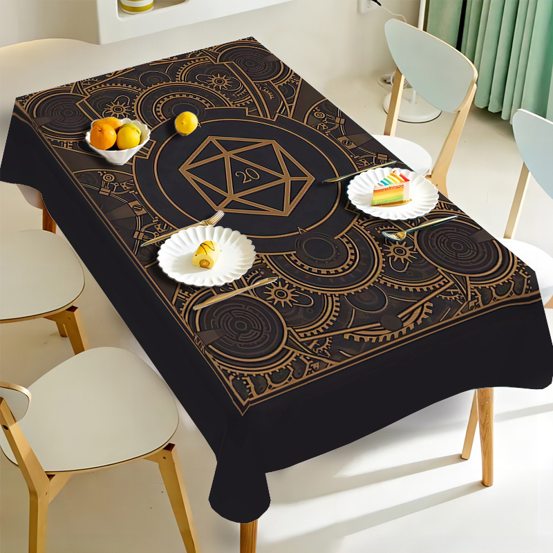 Steampunk Black Golden Gear Pa - Home Decor Fabric review and price