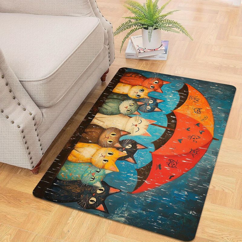 VIKAMA Cute Cats Under Umbrell - Home Decor Under 1000 review and price