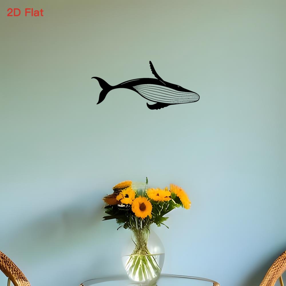 Majestic Whale Metal Wall Art  - Home Decor Nautical review and price