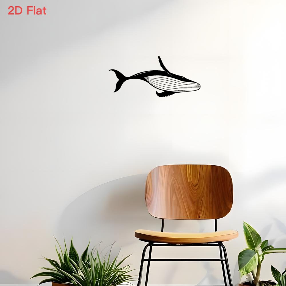 Majestic Whale Metal Wall Art  - Home Decor Nautical review and price