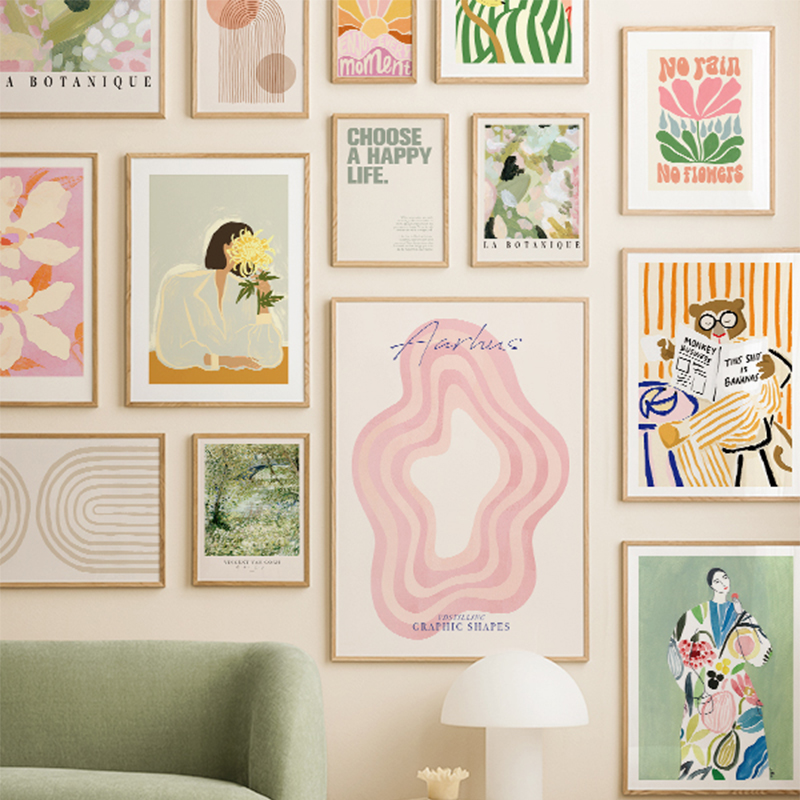 Bear Abstract Lines Rainbow Bo - Home Decor Pt review and price