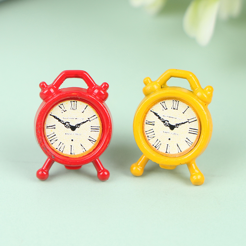 1PC 1:12 Scale Alarm Clock Dol - Home Decor Furniture review and price