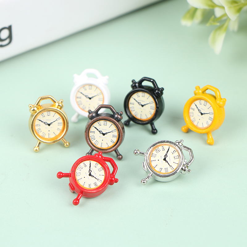 1PC 1:12 Scale Alarm Clock Dol - Home Decor Furniture review and price