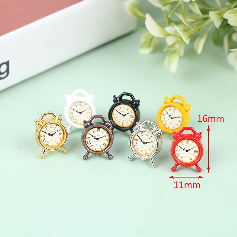 1PC 1:12 Scale Alarm Clock Dol - Home Decor Furniture review and price