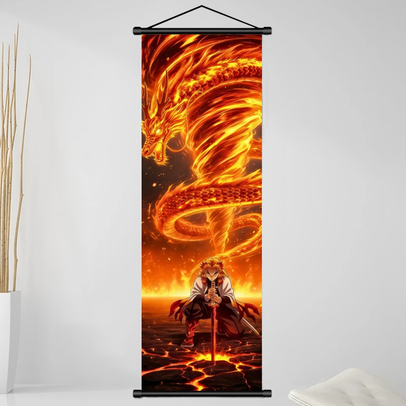 Demon Slayer Kyojuro Rengoku H - Home Decor Fabric review and price
