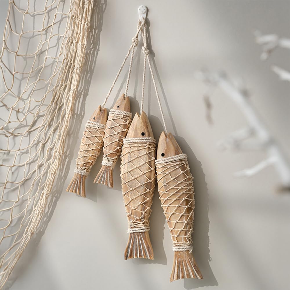 Carved Antique Wood Fish Wall  - Home Decor Nautical review and price