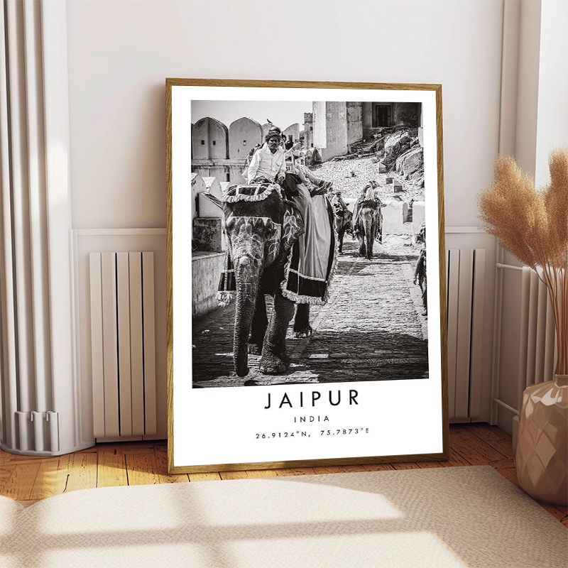 Black White Travel City Poster - Home Decor Dubai review and price