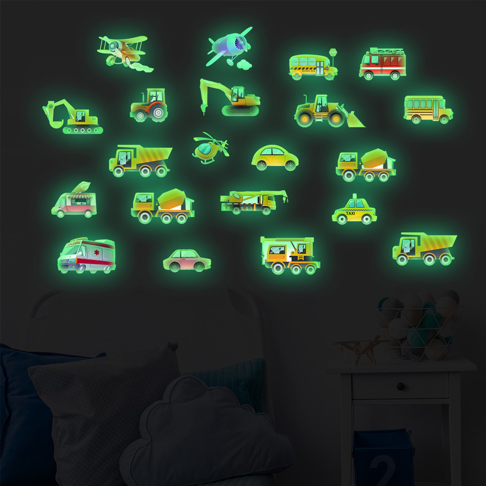 Luminous Car Wall Sticker 21Pc - Home Decor Kit review and price