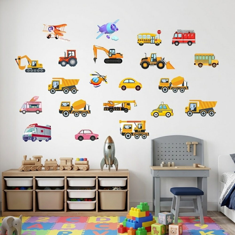Luminous Car Wall Sticker 21Pc - Home Decor Kit review and price